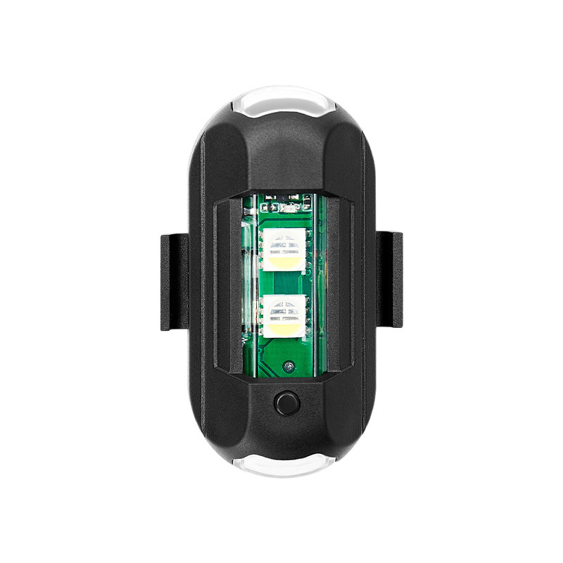 Avión sin cables, lámpara parpadea de vibración, lámpara de advertencia colorida, UAV, motocicleta eléctrica, lámpara piloto de vehículo