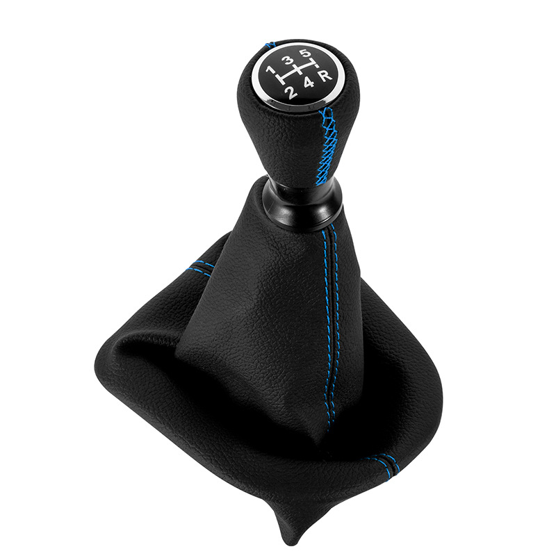 Suitable for Peugeot Citroen 206 Wrapped Leather Handball, Shift Dust Cover, Shift Lever Handball Integrated