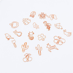 Colorful Mini Creative Crocodile Clip Bookmarks with Cartoon Design