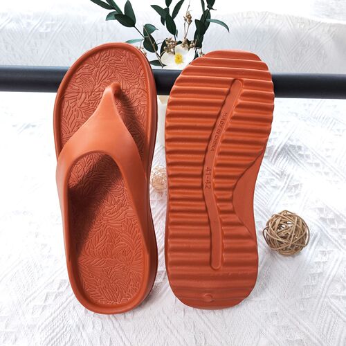 Marathon Running Sport Slippers Men's Anti-Slip Shock Absorption Soft Bottom Wear-Resistant Thong Sandals Foot Feeling Beach Outdoor 