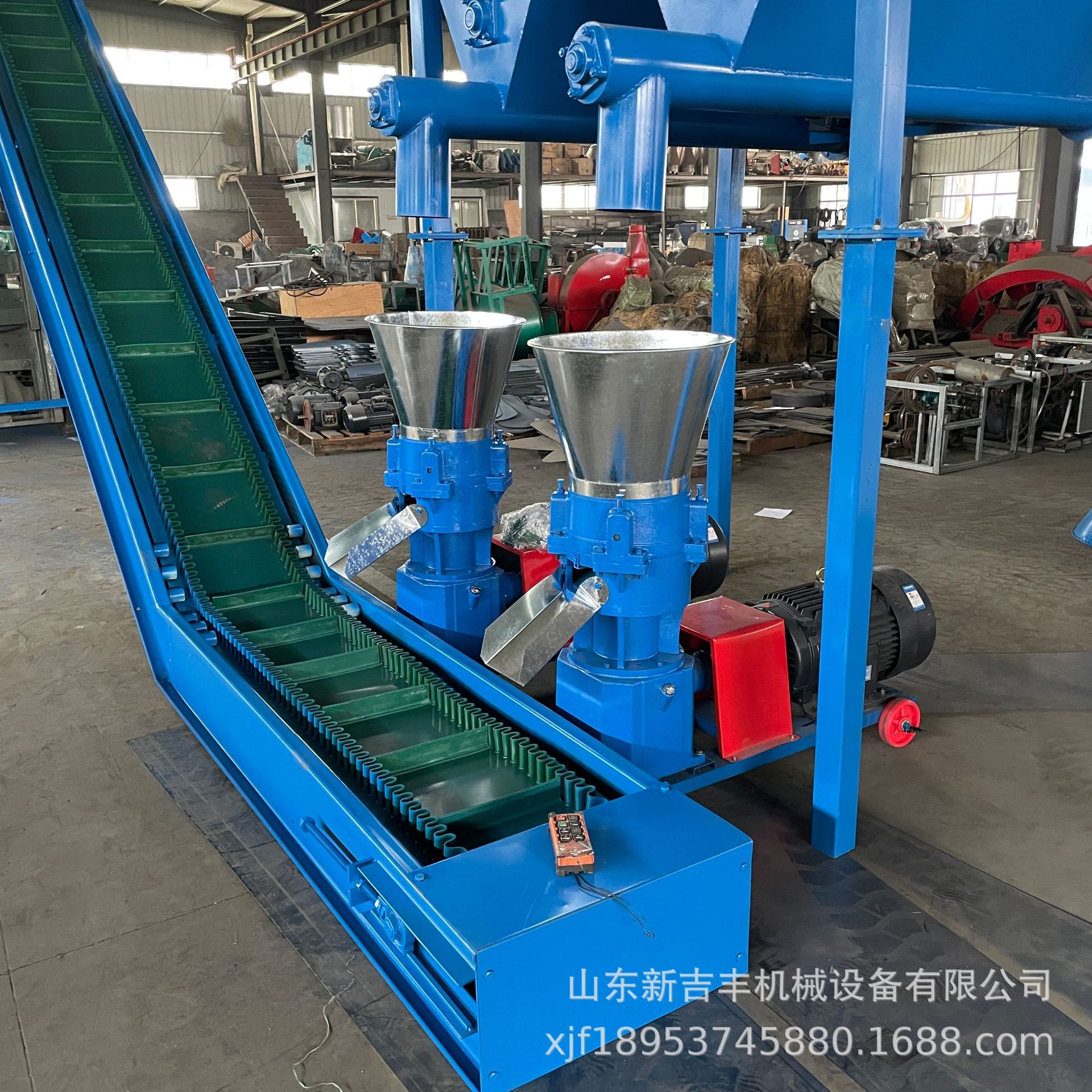 Máquina de granulación de alimentación de tres ruedas tipo 160 granulador de alimentación doméstico de pollos y ganado, máquina de alimentación seca y húmeda de 400 kg por hora