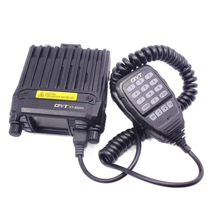 Quanyitong QYTKT8900D plataforma de coche de doble sección UV PLATAFORMA DE COCHE walkie-talkie de cuatro secciones 25W estación de radio de coche al por mayor