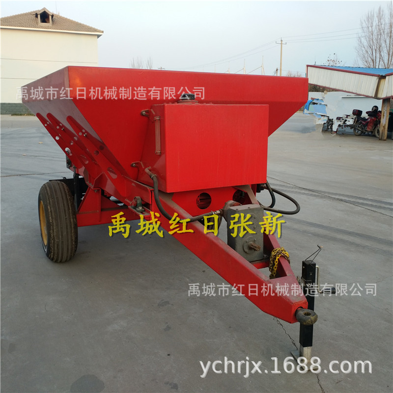 有机肥撒粪车 干鸡粪牛猪羊粪撒粪车现货 批发撒粪车 红日撒肥机