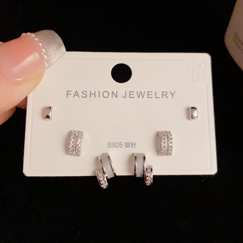 All Seasons Season Women's Gender 1 Set Elegant Geometric Copper Ear Studs