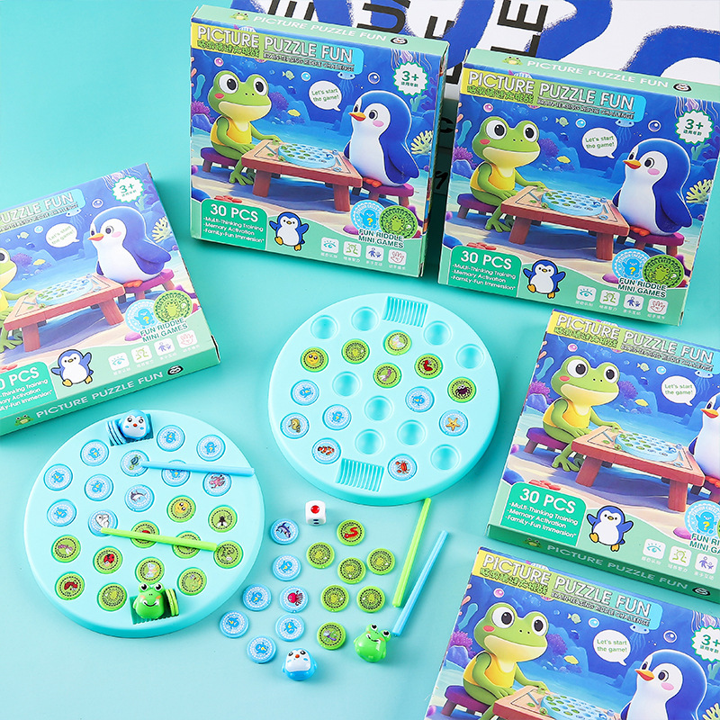 Children's Double-Player Chess Game, Flip-And-Turn Fun, Educational Toy, Observation and Concentration Training, Animal Flip Chess Children's Double-Player Chess Game, Flip-And-Turn Fun, Educational Toy, Observation and Concentration Training, Animal Flip Chess