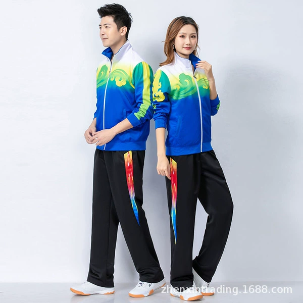 Blue long-sleeve, trousers