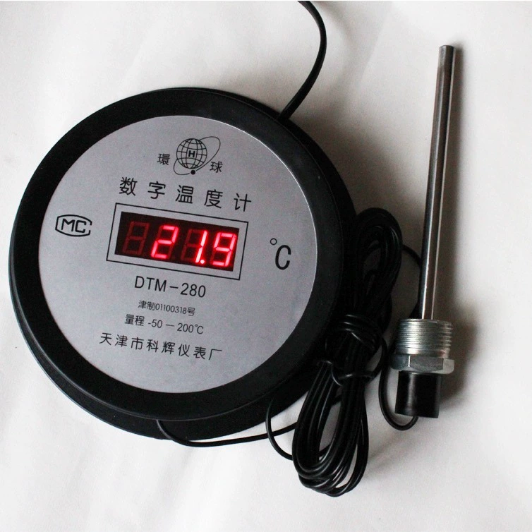 Долгосрочная поставка цифровой термометр DTM-280B ЖК цифровой термометр с водонепроницаемым зондом