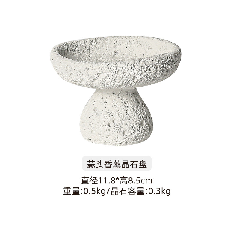 隕石拡香石家庭用結晶石アロマ小衆高級置物無火アロマ精油持続アロマ容器皿|undefined