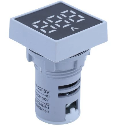 AD16-22FSV индикатор сигнала напряжения матовой панели 60 ~ 500 В переменного тока красный желтый белый синий зеленый