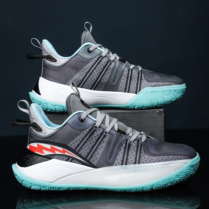 2023 new basketball shoes men's cement floor combat sneakers 3 rebound student youth basketball shoes_voghion.com