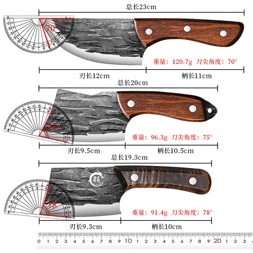 Outdoor Mini Small Kitchen Knife for Ladies, forged kitchen knife, household multi-purpose small knife, fruit knife, baby food kitchen knife