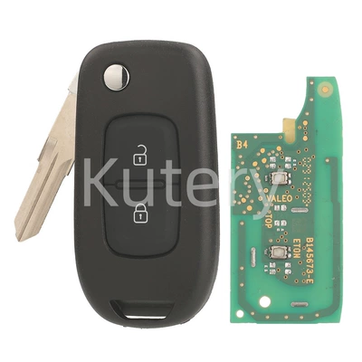 Car Keys and 3-button folding remote control - original-factory-board-aftermarket-case-2-key-vac102