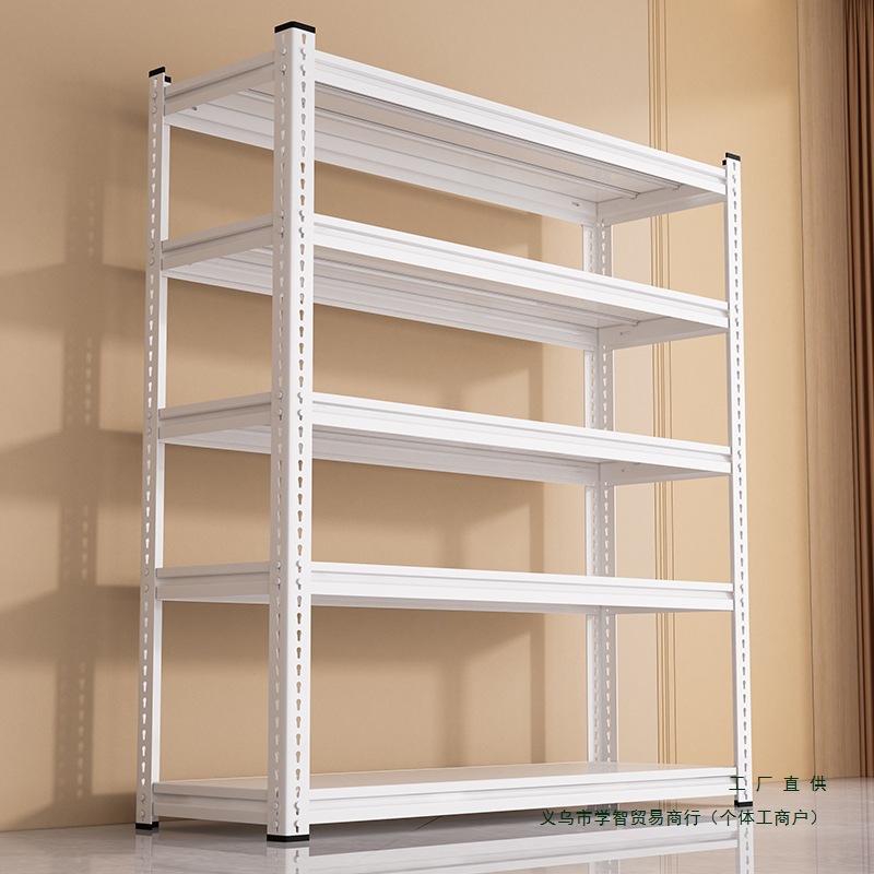 货架家用置物架多层收纳架落地杂物架仓库阳台快递角钢储物铁架子