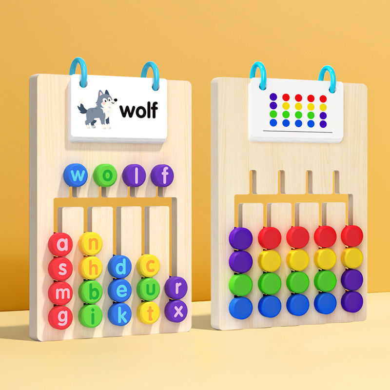 Juego de dos en uno de palabras de cinco colores YF-0.27KG