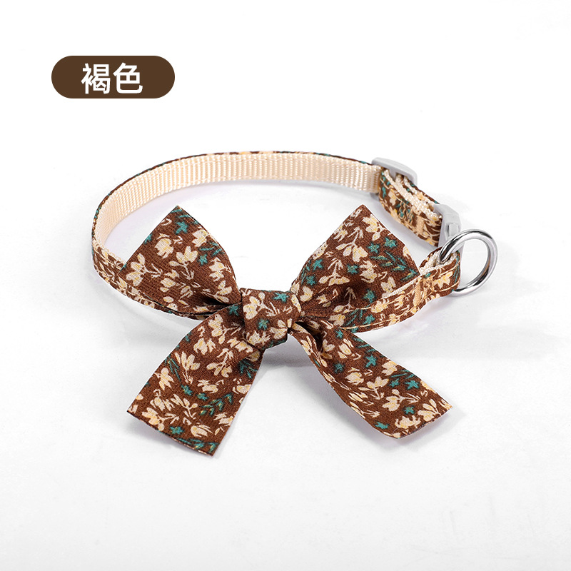 Collar para mascotas de Amazon Botón para gatos Bib Bowknot Collar para mascotas Collar para mascotas Accesorios para mascotas ajustables