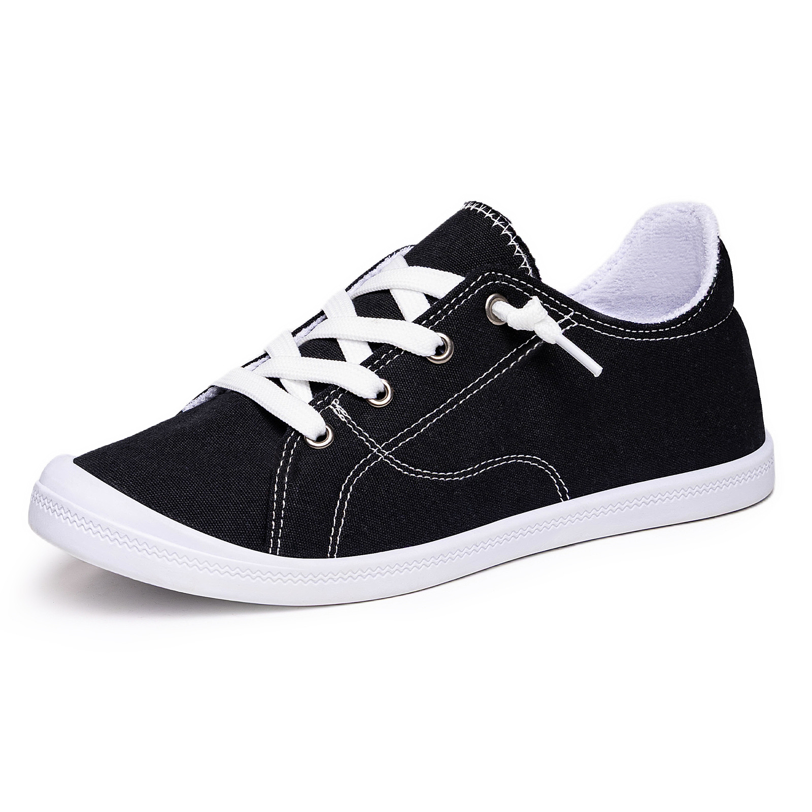 Zapatos europeos y americanos zapatos de tela ligera primavera zapatos casuales de tacones planos zapatos de mujer zapatos perezosos