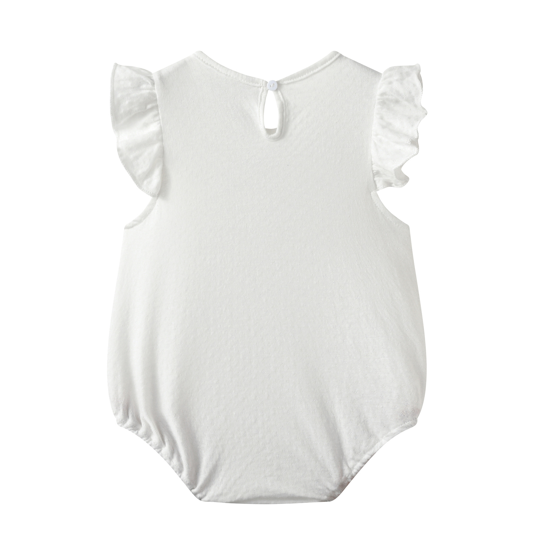 Sommerkleid Für Mädchen Mit Flatterärmeln Aus Weicher Baumwolle_voghion.com