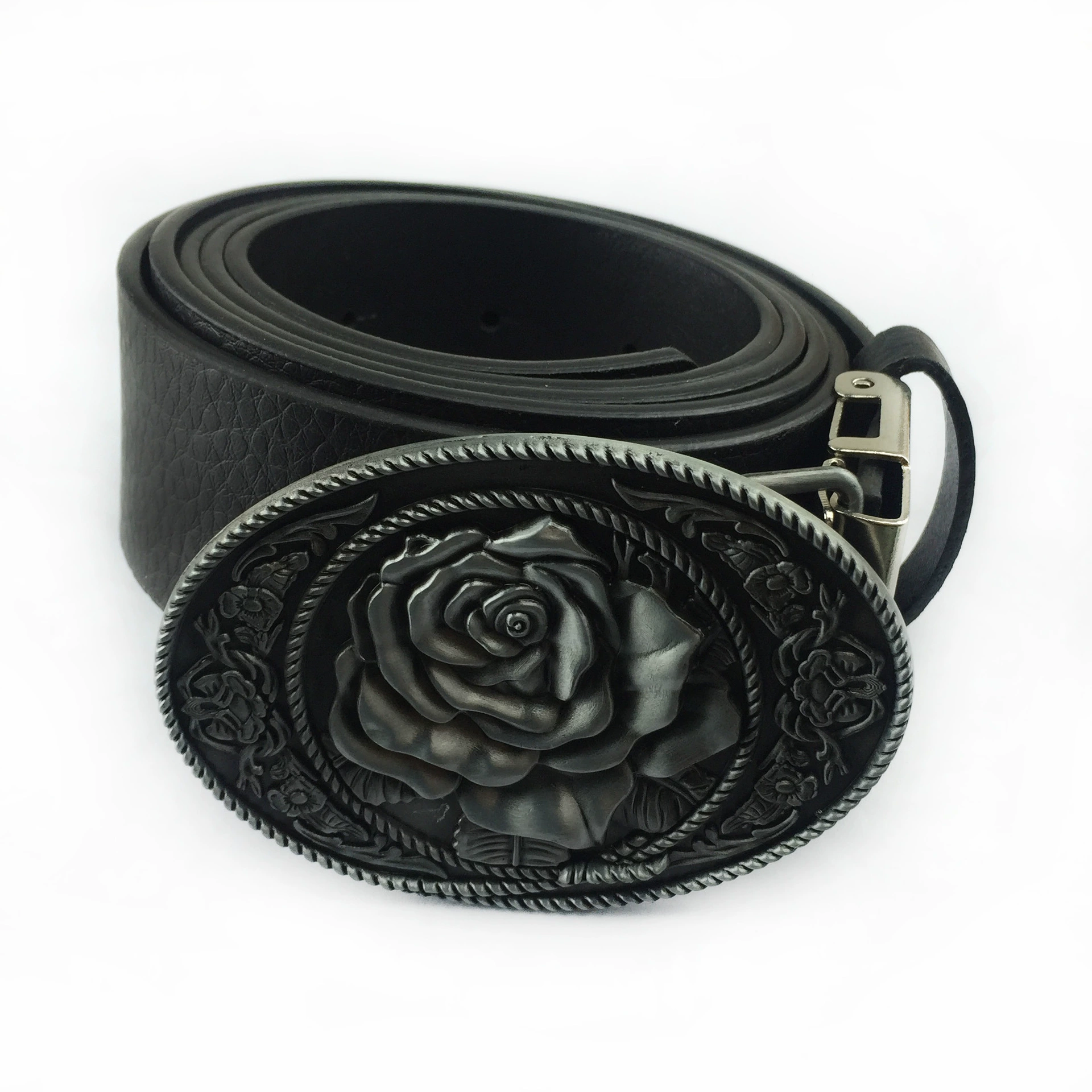 Заводская direct продажа.b Belt buckle из цинкового сплава роза 02682-1, большое количество и выгодная цена