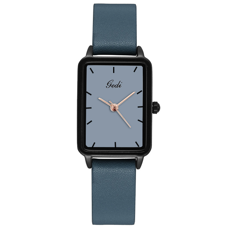 歌迪gedi韓国版シンプル学生時計洗練された小型方形石英腕時計女性の小衆腕時計卸売り