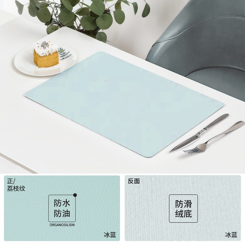 Estudante almohadilla de escritorio estudante protector a prueba de agua a prueba de aceite sin lavado resistente al desgaste lujoso ligero de alto grado cuero manto de mesa de PVC