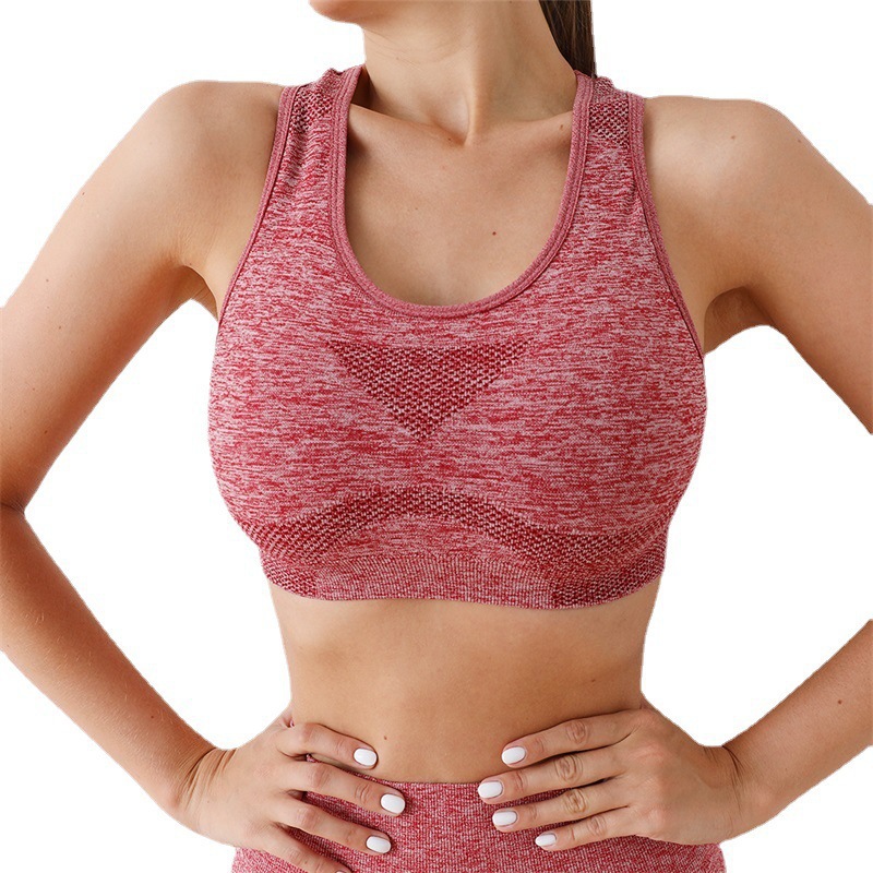 Cross-border Sports Yoga Fitness Bra Running Yoga Shock Transpirable Comfortable Coat Top Deportivo