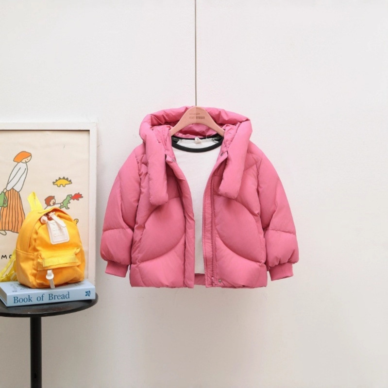 Niños blancos de invierno otoño invierno 2025 nuevo bebé tres prevención ropa de invierno chaqueta caliente de invierno para niños y niñas