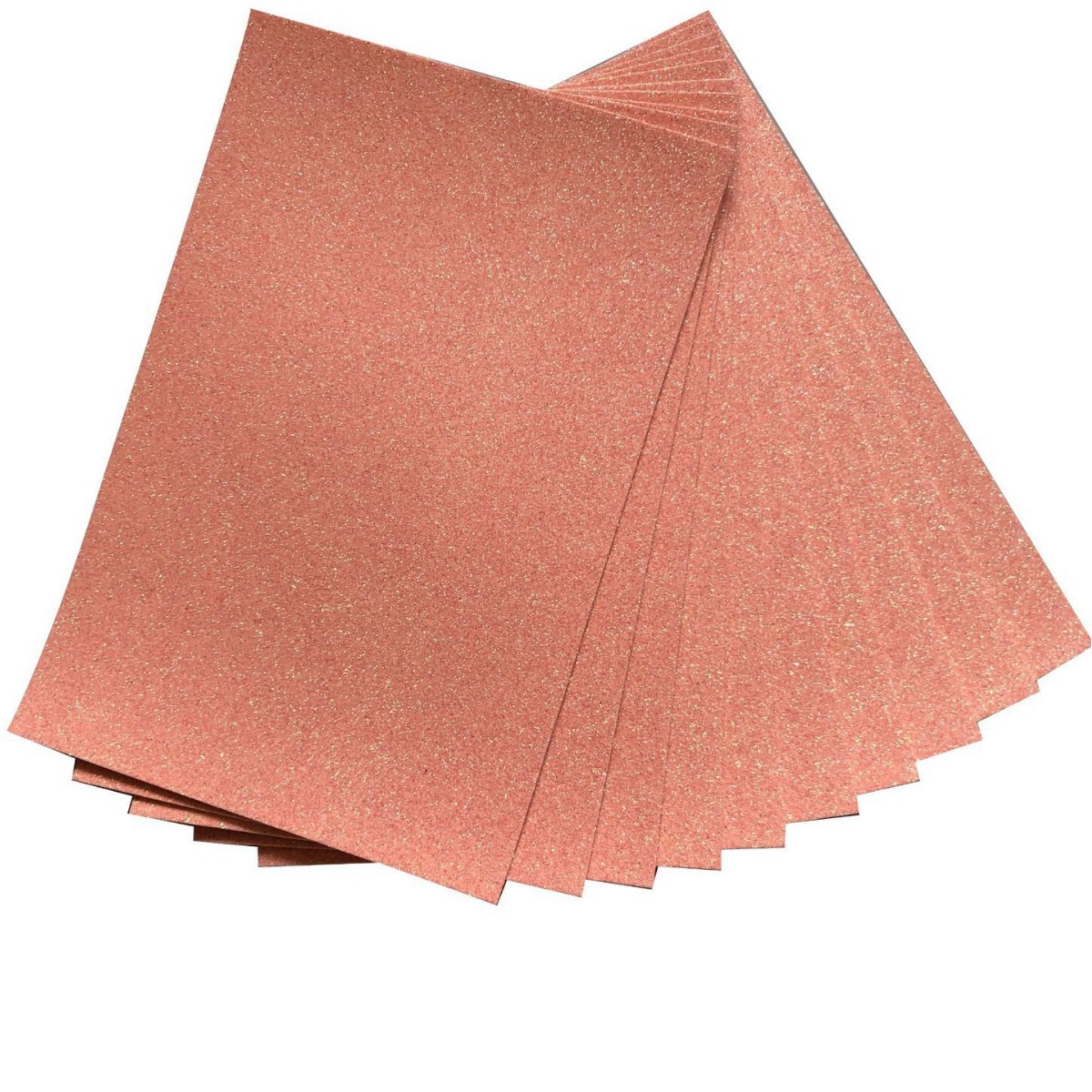 Hojas de Goma EVA con Purpurina A4 de Papel Estucado Autoadhesivo, Brillante para Manualidades y Bricolaje