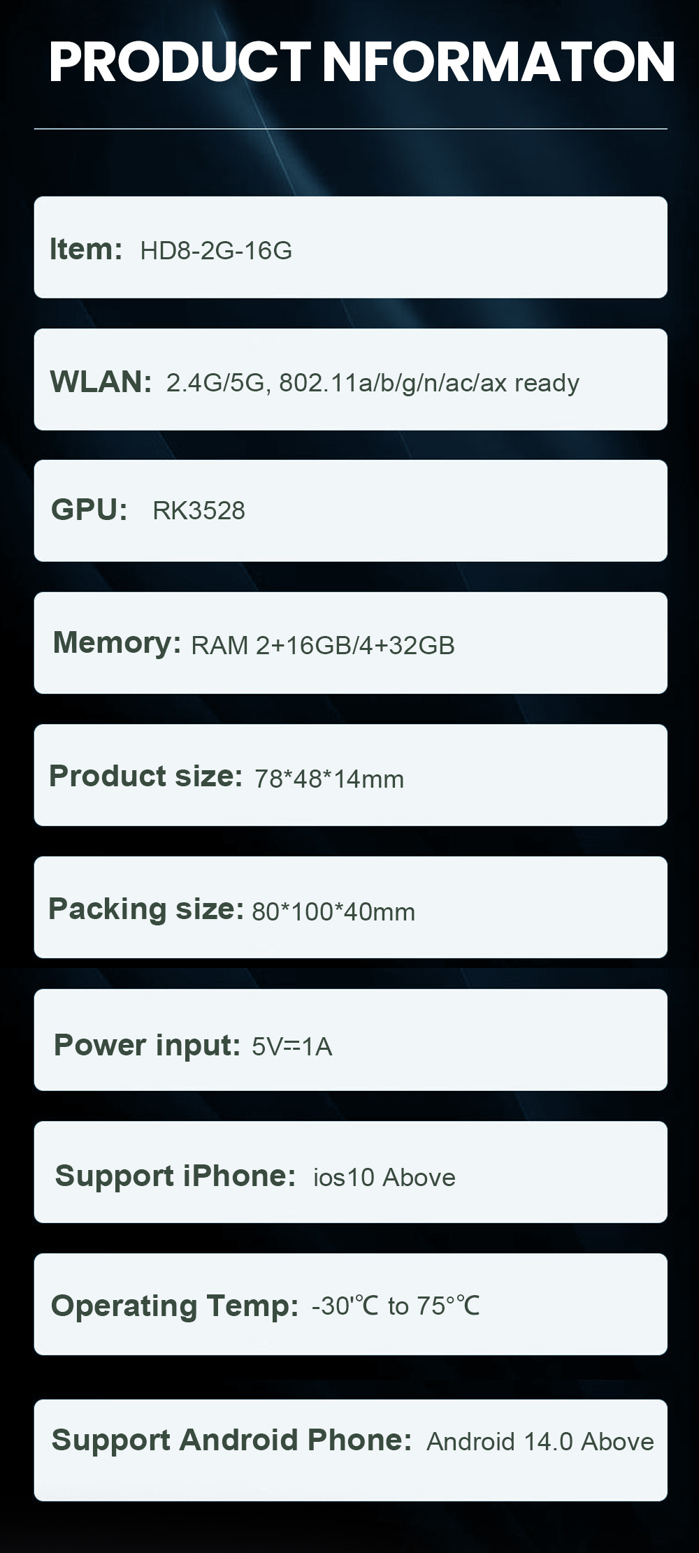 Carplay Adapter Box Converts Wired to Wireless with HDMI Output, Dual Wifi, Android Car-Machine Connectivity, and Screen Mirroring