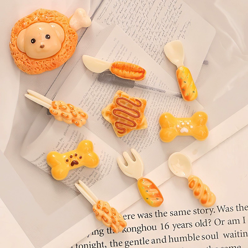 Веселая еда, любовное печенье сливочный клей для мобильного телефона чехол для волос, головные уборы, креативные пещерные туфли, пряжка чашки воды, подвеска