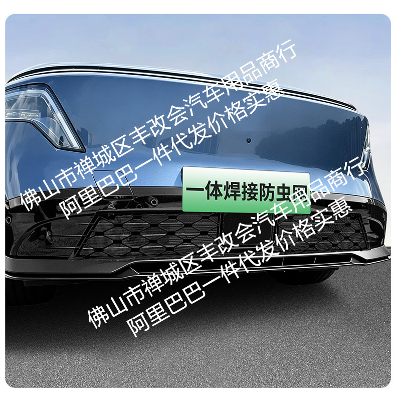 Suitable for Nissan Nx8 Integrated Welded Car Insect-Proof Net Front Grille Special Modified Decorative Strip Accessories