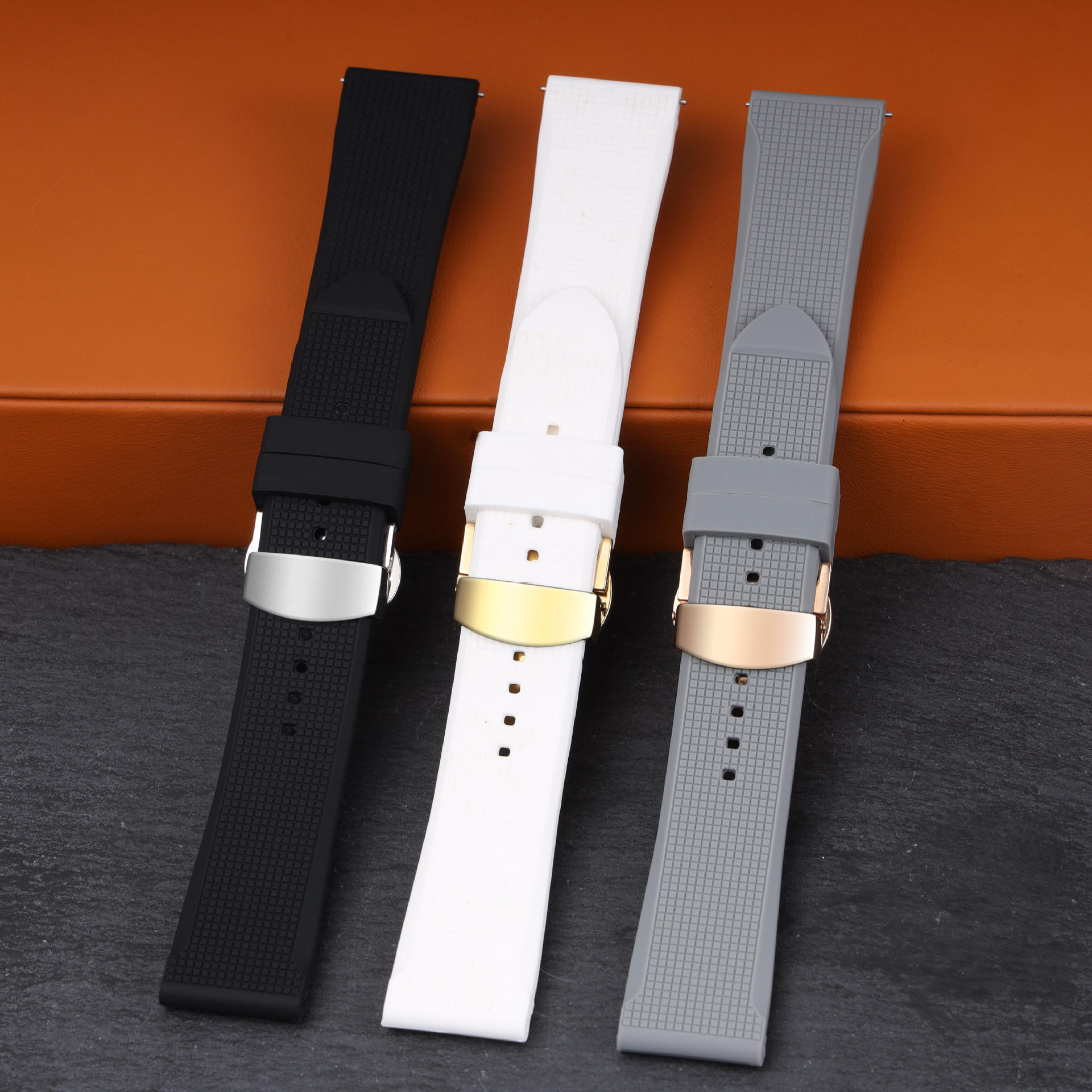 Suitable for Huawei Gt2Gt3Gt4 Watch3/Watch4 Pro Soft Fluorine Silicone Watch Strap