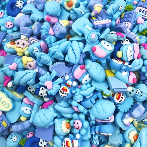 Cartoon resin accessories mixed set handmade DIY cream glue phone case stickers hair accessories cup decoration materials