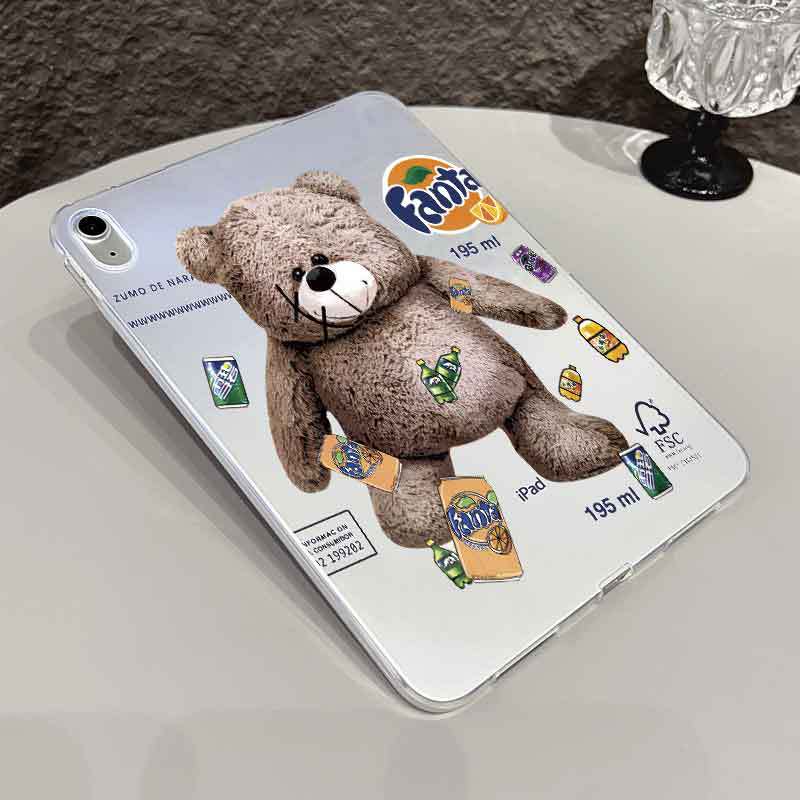 CYUT00498 iPad mini6 caso de teléfono móvil iPad1 lindo a prueba de caídas nuevo estilo de dibujos animados ins viento TPU goma suave marea