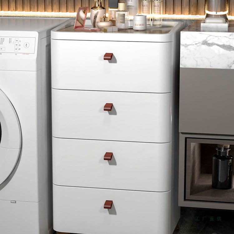 42/52CM卫生间落地置物架浴室防水收纳柜洗手间马桶边夹缝置物柜