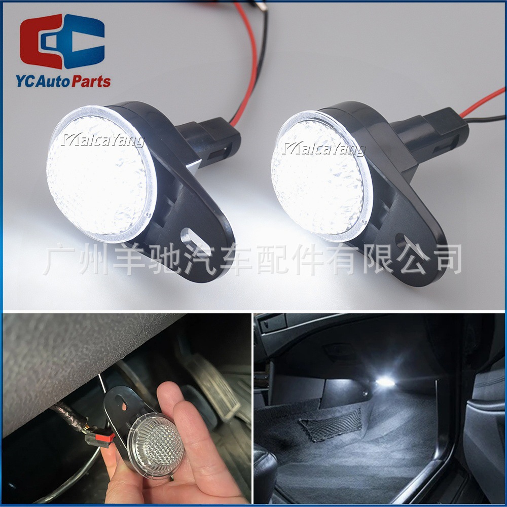 Aplicable a Jeep Wrangler Grand Cherokee Dodge Ram 1500 2500 3500 automóvil LED pie holes luz