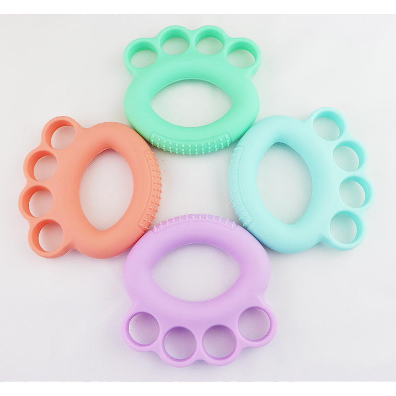 Manufacturer grip circle ball grip hand fitness device four-finger…