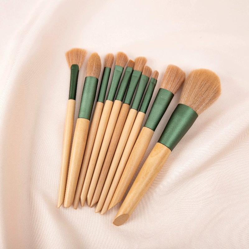 Soft brush, face blush, 10 pieces, full set