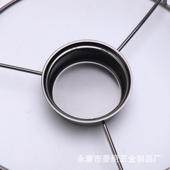 Factory Cross-border Round Creative Craft Household Alcohol Pot Stand with Lace Edge Frame Engraving, Multiple Colors Available, Wholesale