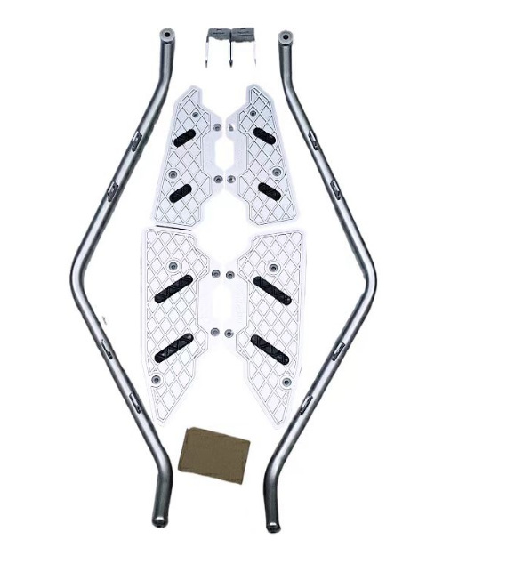 Xungo 400 스테인레스 스틸 가드 + 알루미늄 플레이트 실버