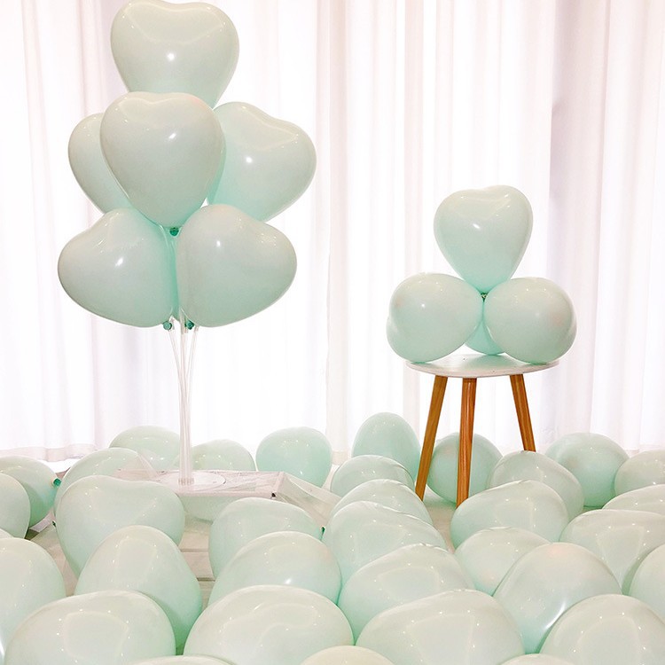 Globos de látex en forma de corazón de 10 pulgadas para decoración de bodas, creación de escenarios, bodas, globos de cumpleaños image 10
