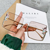 Advanced sunglasses, retro glasses, suitable for import, European style, high-quality style, fitted, Korean style