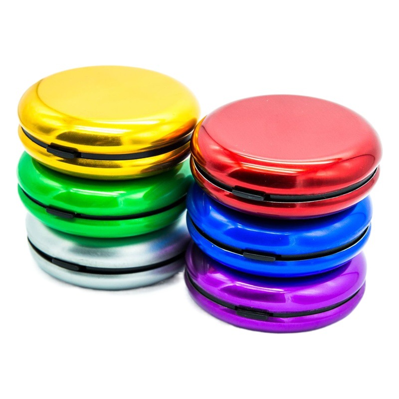 Cross-Border New Aluminum Coin Box European Dollar Coin Box Business Gift Aluminum Card Box