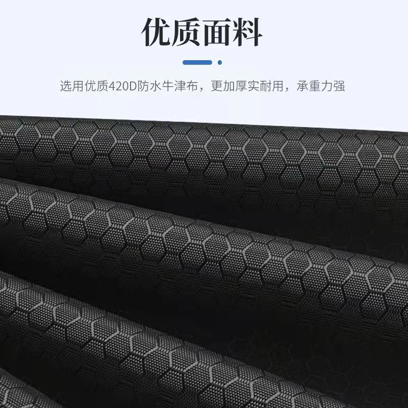 [Bolsa de almacenamiento de casco] casco de coche eléctrico bolsillo de tela impermeable puede ser respaldado y colgado bolsa de almacenamiento multifuncional con la boca cerrada