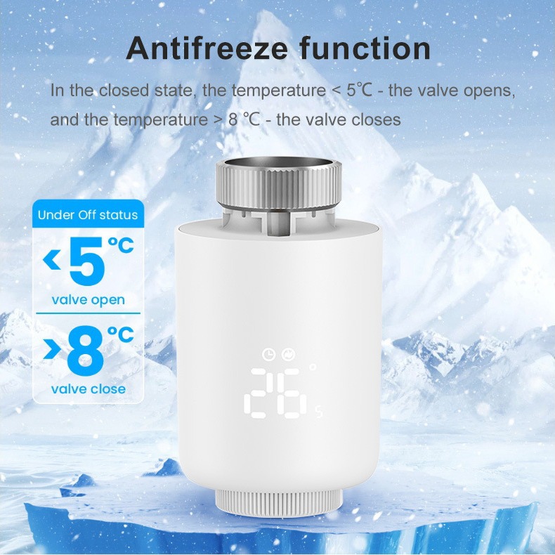 涂鸦智能Zigbee智能家居暖气片阀门app语音定时恒温温控智能开关
