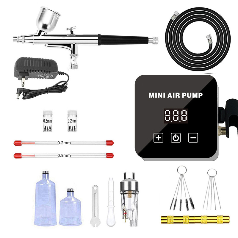 Mini Electric Square Manicure Gradient Color Makeup Tattoo Model Coloring Spray Painting Spray Gun Spray Paint Pen