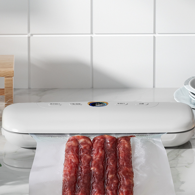 Vacuum sealing machine food packaging machine plastic sealing household vacuum preservation sealing machine small fully automatic can be shipped on behalf of