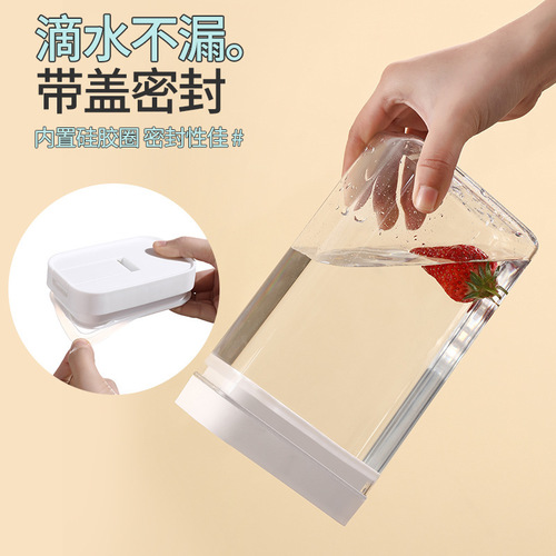 Kitchen Food Grade Moisture Proof Sealable Snack Dry Fruit Tea Plastic Can Storage Box Grain Storage Jar