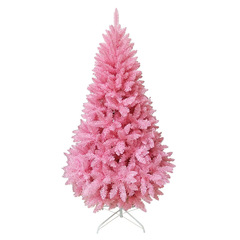 1.8メートルピンククリスマスツリー良質pvc暗号化クリスマスツリー水滴型ピンクの木の先に着地するクリスマスツリー