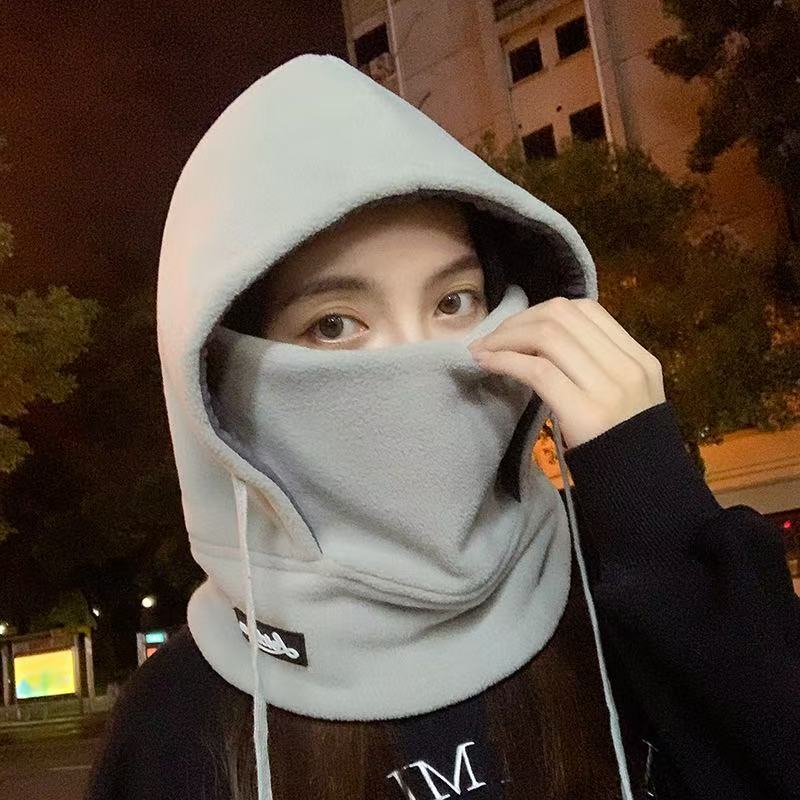 Casco de esquí transfronterizo máscara respirada protector de cuello largo para motocicleta cubierta de cabeza protector de nariz multifuncional