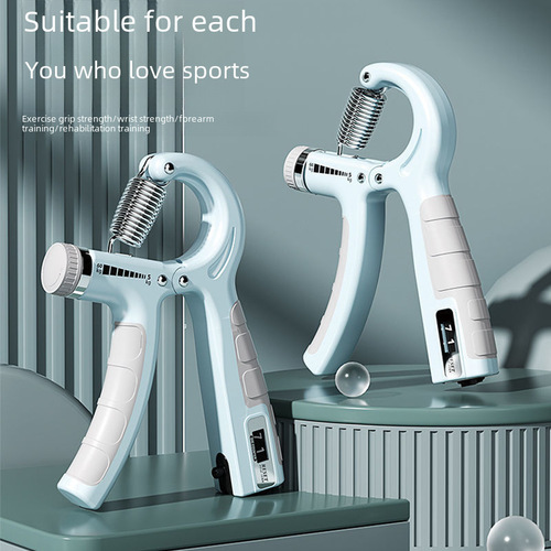 Amazon Caralom Adjustable Counting Grip Trainer Cross-border Mechanical Digital Hand Training Rehabilitation Grip Trainer